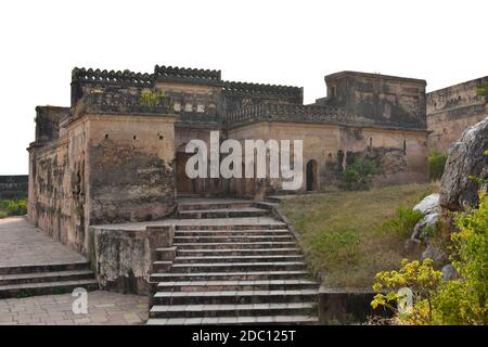 Baldeogarh fort in Madhya Pradesh, India. Stock Photo