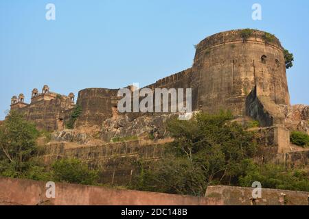 Baldeogarh fort in Madhya Pradesh, India. Stock Photo