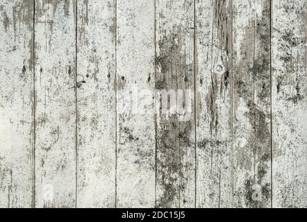 Black and white texture of weathered wooden planks. Stock Photo