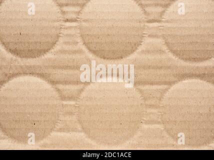 brown cardboard box from the bottle, full frame, close up Stock Photo
