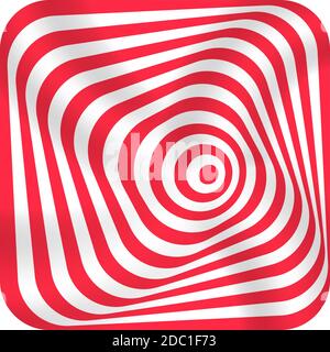 Abstract background in Opt Art style. Vector illustration. Stock Vector