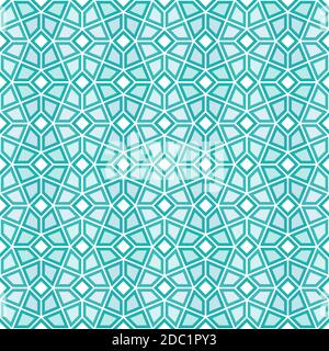 Intricated Geometric lattice pattern. Seamless vector background. Stock Vector