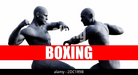 Boxing Class Combat Fighting Sports Background Stock Photo