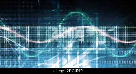 Digital Identity Management as New Technology Art Stock Photo