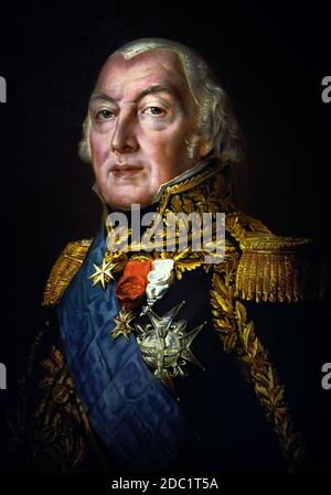 François-Henri de Franquetot de Coigny, duc de Coigny  1737 – 1821 Marshal of France, French. ( army of Emperor Napoleon Bonaparte ) Stock Photo
