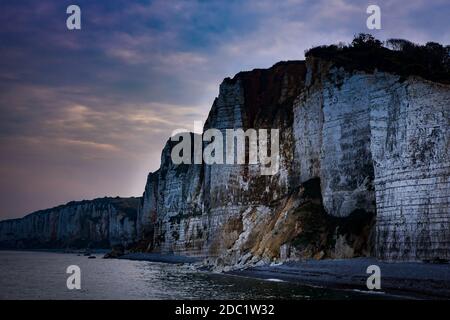 Falaise d'Etretat in Normandy, France. Hight quality photo Stock Photo
