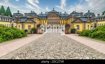 BAD AROLSEN GERMANY - 2019-07-16: Arolsen residential palace. Historical sight in Bad Arolsen, Hesse Stock Photo