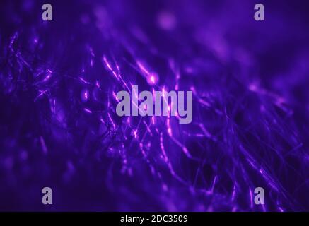 Abstract blurred background in trendy neon colors. Abstract lights. Neon light. Neon lights bokeh. Pink and blue background with neon trendy colors. L Stock Photo