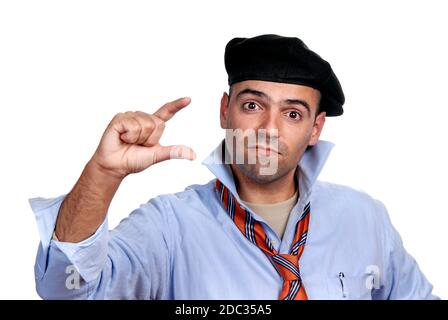 young business men portrait isolated on white Stock Photo