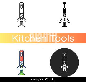Corkscrew icon Stock Vector