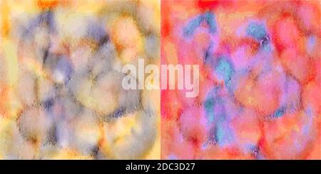 hand-drawn colored backgrounds with stains Stock Vector
