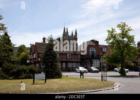 Views of the old town of Beaconsfield in Bucks in the UK Stock Photo