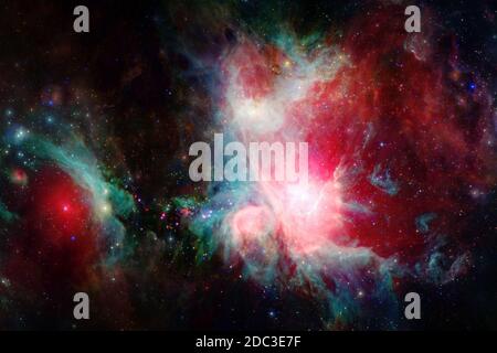 Beautiful galaxy somewhere in deep space. Cosmic wallpaper. Elements of this image furnished by NASA Stock Photo