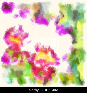 Abstract colorful hand drawn   background. Stock Vector