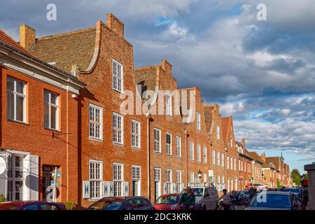 Backsteinhäuser, Holländerhäuser, Holländisches Viertel, Potsdam, Brandenburg, Deutschland, Europa, Stock Photo