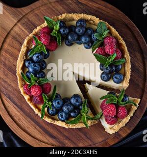 New York Cheesecake Stock Photo