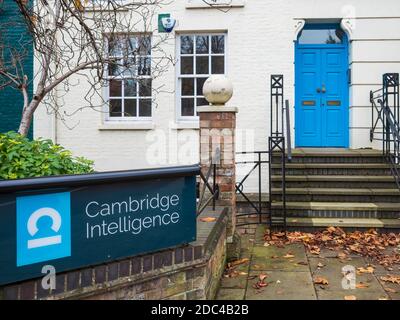 Cambridge Intelligence - a data visualisation company based in Cambridge UK, founded in 2011, helping companies understand their connected data Stock Photo