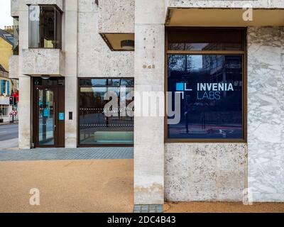 Invenia Labs Cambridge Office - electricity power grid optimisation to improve the operational planning of electricity production and distribution. Stock Photo