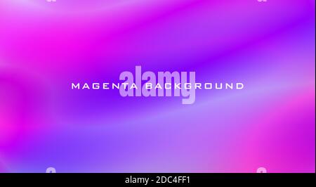 Abstract blurred background with gradient from electric purple to magenta. Smooth vector graphic pattern Stock Vector