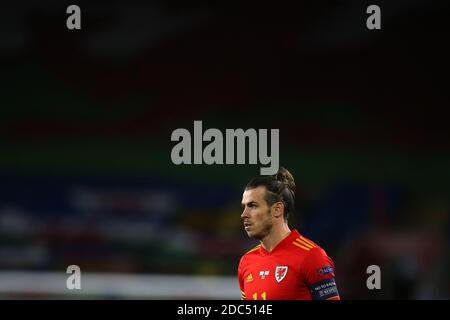 Cardiff, UK. 18th Nov, 2020. Gareth Bale of Wales in action. UEFA Nations league, group H match, Wales v Finland at the Cardiff city stadium in Cardiff, South Wales on Wednesday 18th November 2020. Editorial use only. pic by Andrew Orchard/Andrew Orchard sports photography/Alamy Live News Credit: Andrew Orchard sports photography/Alamy Live News Stock Photo