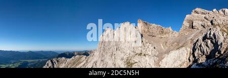 geography / travel, Germany, Bavaria, Mittenwald, view of the Passamani panorama circular route toward, Additional-Rights-Clearance-Info-Not-Available Stock Photo