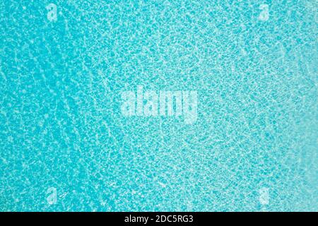 Sea from above drone view. Blue sea surface, top view. Amazing nature ocean pattern, shallow lagoon, tropical water. Relaxing natural environment Stock Photo