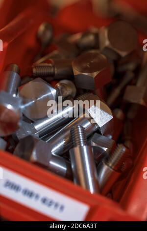 Engineered and manufactured components Stock Photo