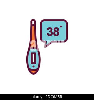 https://l450v.alamy.com/450v/2dc6a5r/thermometer-measures-temperature-color-line-icon-isolated-vector-element-outline-pictogram-for-web-page-mobile-app-promo-2dc6a5r.jpg