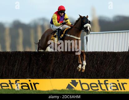 File photo dated 08-02-2020 of Native River ridden by Jonjo O'Neill Jr. Stock Photo