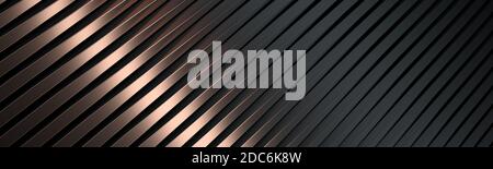 Matt metal structure background with reflections in copper tones. Stock Photo