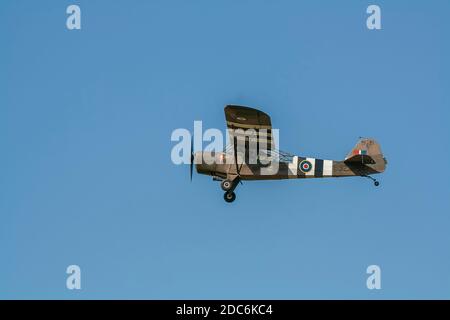 A vintage Piper L-4 Grasshopper observation aircraft Stock Photo