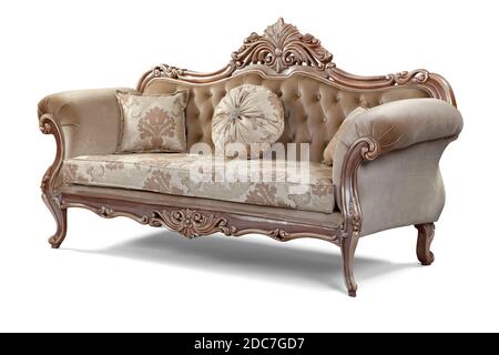 Classic furniture on a white background Stock Photo