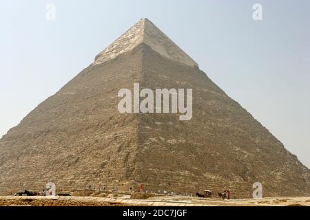 THE GIZA PLATEAU, EGYPT Stock Photo