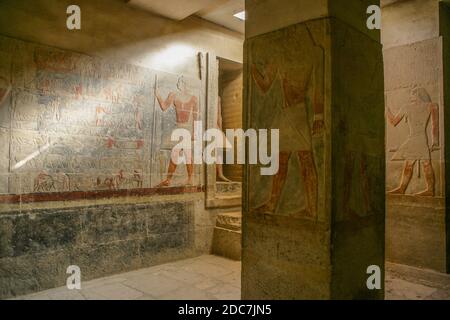 THE GIZA PLATEAU, EGYPT Stock Photo