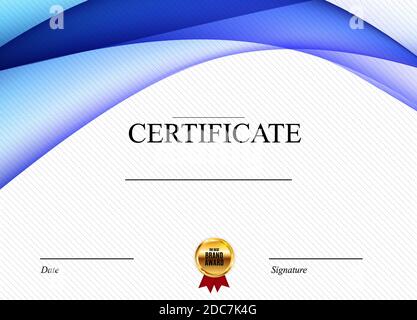 Certificate template Background. Award diploma design blank ...