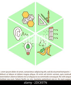 Comfortable living and working space concept icon with text Stock Vector