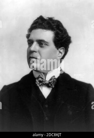 PIETRO MASCAGNI (1863-1945) Italian operatic composer Stock Photo