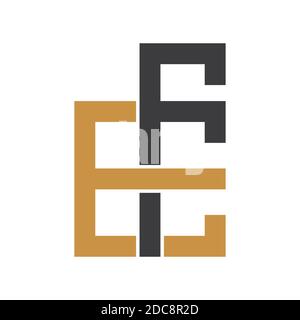 FE logo. F E design. White FE letter. FE/F E letter logo design ...
