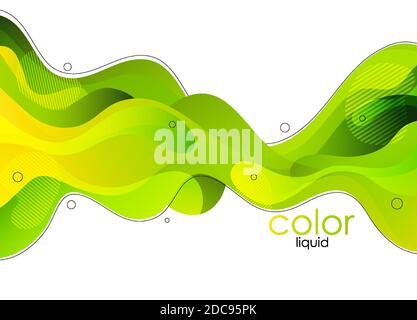 Moving colorful abstract background. Dynamic Effect. Vector Illustration. Design Template. Stock Vector