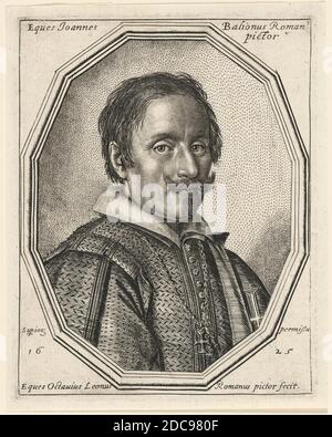 Ottavio Leoni, (artist), Roman, c. 1578 - 1630, Giovanni Baglione, 1625, engraving Stock Photo