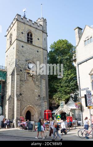 12th century Ceefax Tower, Queen Street, Oxford,  Oxfordshire, England, United Kingdom Stock Photo