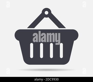 Shopping basket icon and buy symbol for shop and sale Stock Vector