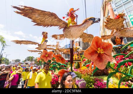 Colorful Kadayawan Festival in Davao City, Philippines Stock Photo