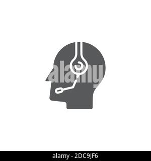Customer care icon. Customer Retention Patient assistance icon. Service support icon, color, line, outline vector sign, linear style pictogram isolate Stock Vector
