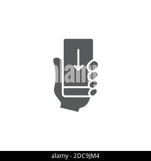 Download smartphone icon, color, line, outline vector sign, linear style pictogram isolated on white. Symbol, logo illustration. Editable stroke. Pixe Stock Vector