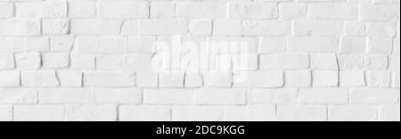 Realistic white and gray brick wall - Vector illustration Stock Vector