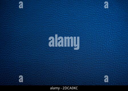 Dark blue leather texture can be use as background Stock Photo