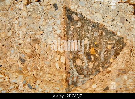 Natural stone texture and surface background in high resolution. Stock Photo