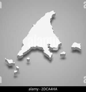 Labuan map vector illustration. Malaysian city. State in Malaysia Stock ...