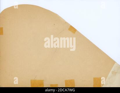 grunge brown paper texture useful as a background Stock Photo